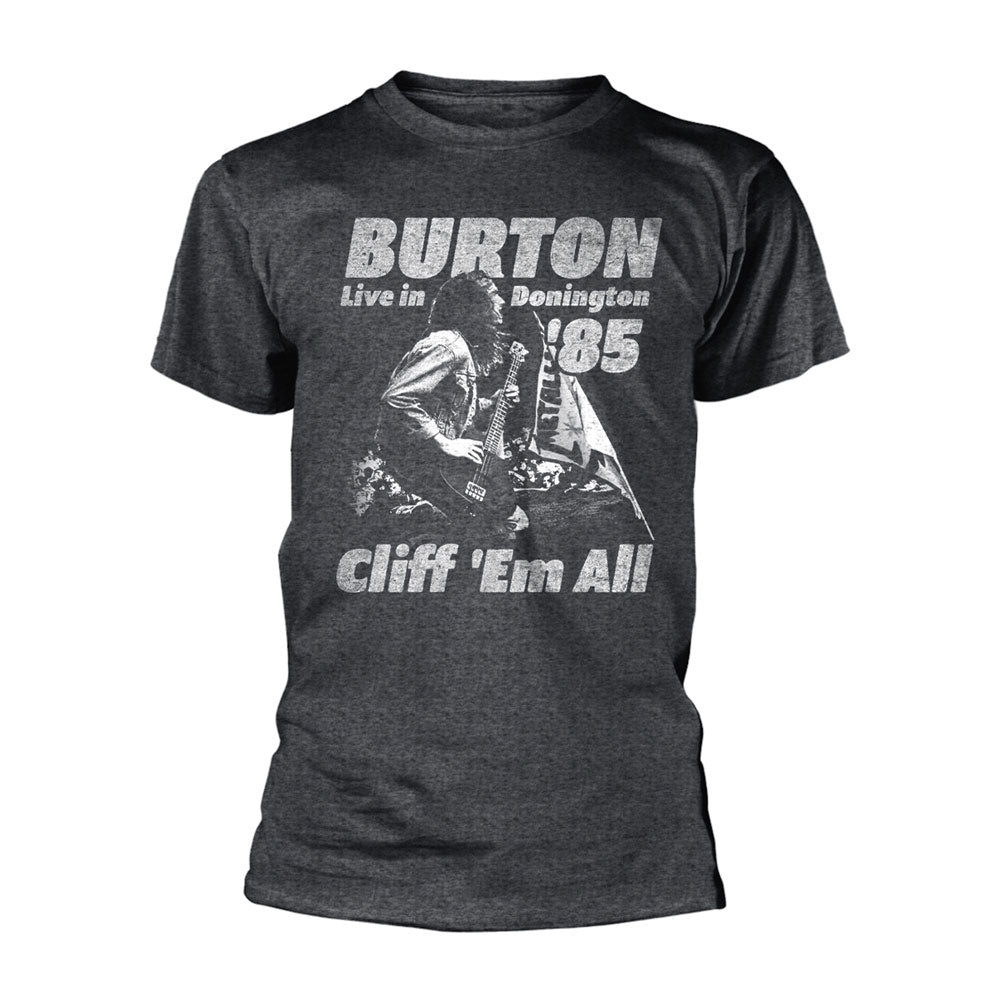 Metallica Cliff Burton Flag Retro T-shirt