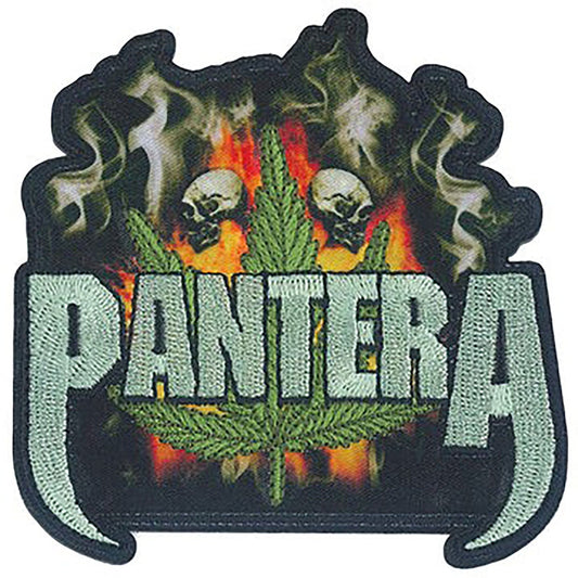 Pantera Cannabis Smoke Embroidered Patch
