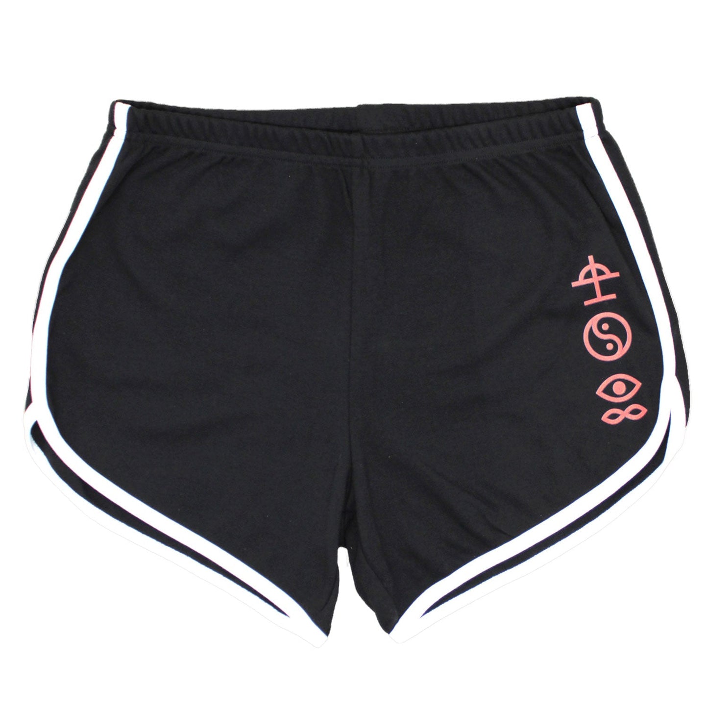 Pink Logo & Symbols Booty Shorts
