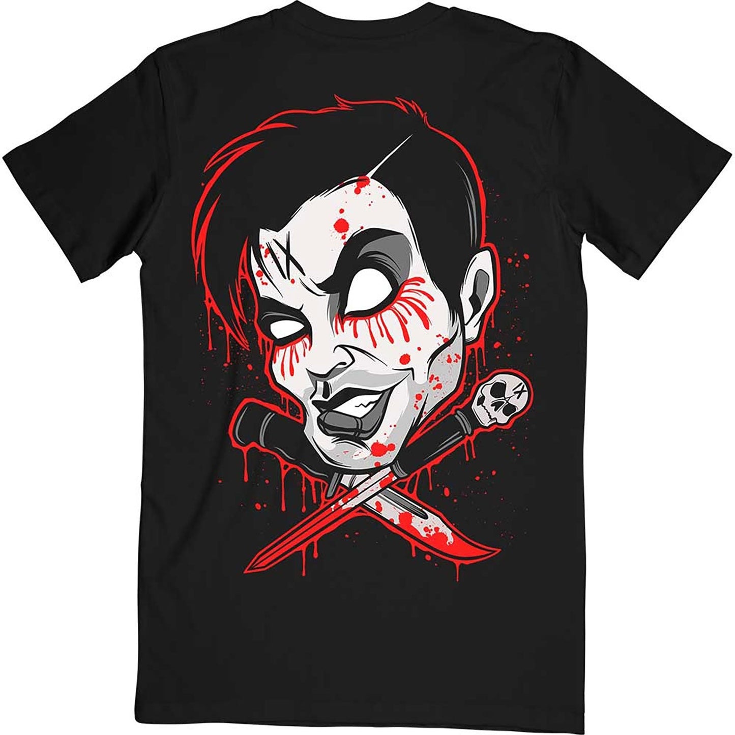 Ice Nine Kills Cross Swords (Back Print) Slim Fit T-shirt