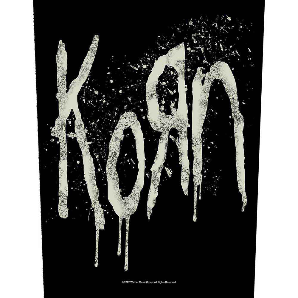 Korn Splatter Logo Back Patch