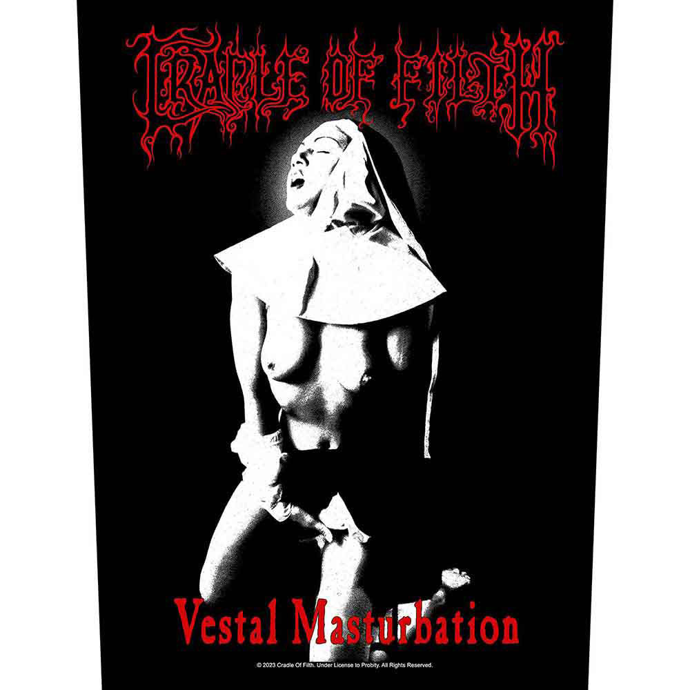 Cradle Of Filth Vestal Masturbation Back Patch