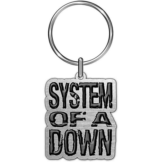 System Of A Down Logo Metal Key Chain
