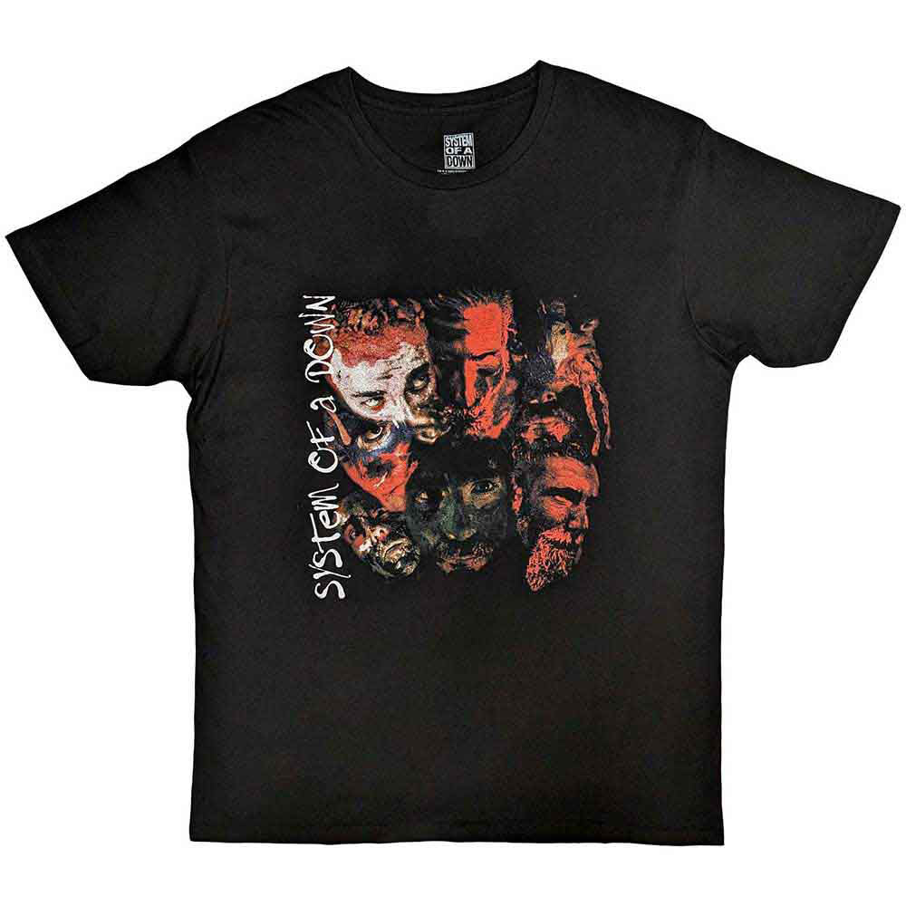 System Of A Down Painted Faces T-shirt