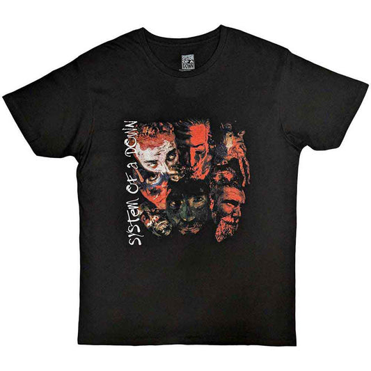 System Of A Down Painted Faces T-shirt