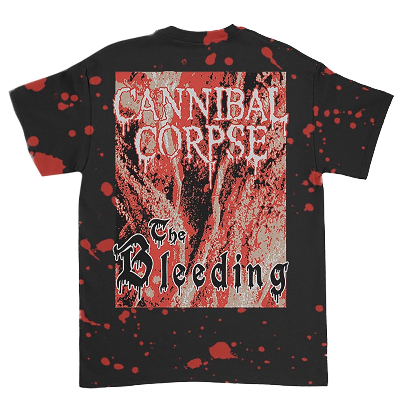 The Bleeding Blood Splatter Dye Tie Dye T-shirt