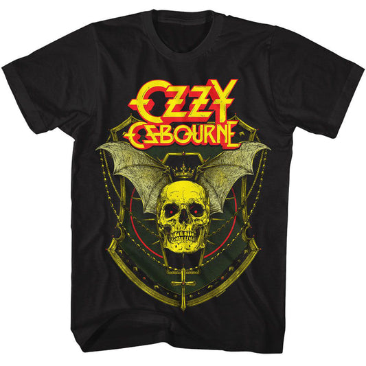 Ozzy Osbourne Ozzy Crowned Skull Winged T-shirt