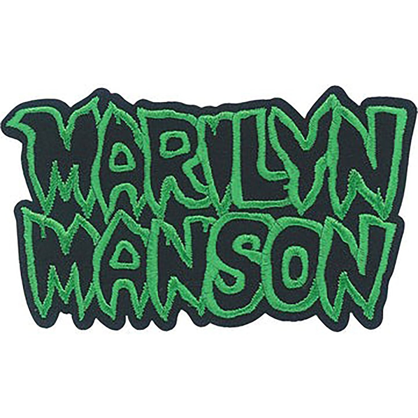 Marilyn Manson Name Logo Embroidered Patch