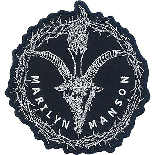Marilyn Manson Bapho Head Embroidered Patch