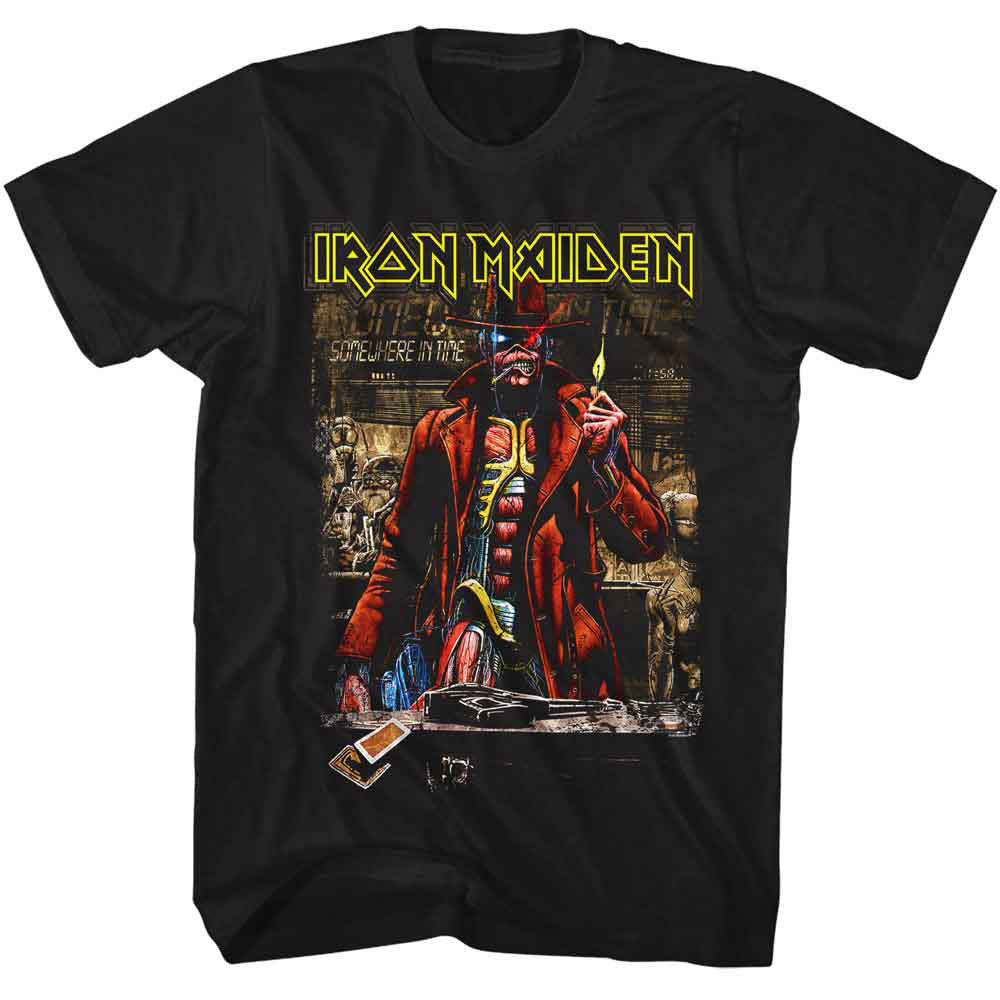 Iron Maiden Somewhere In Time Sepia T-shirt