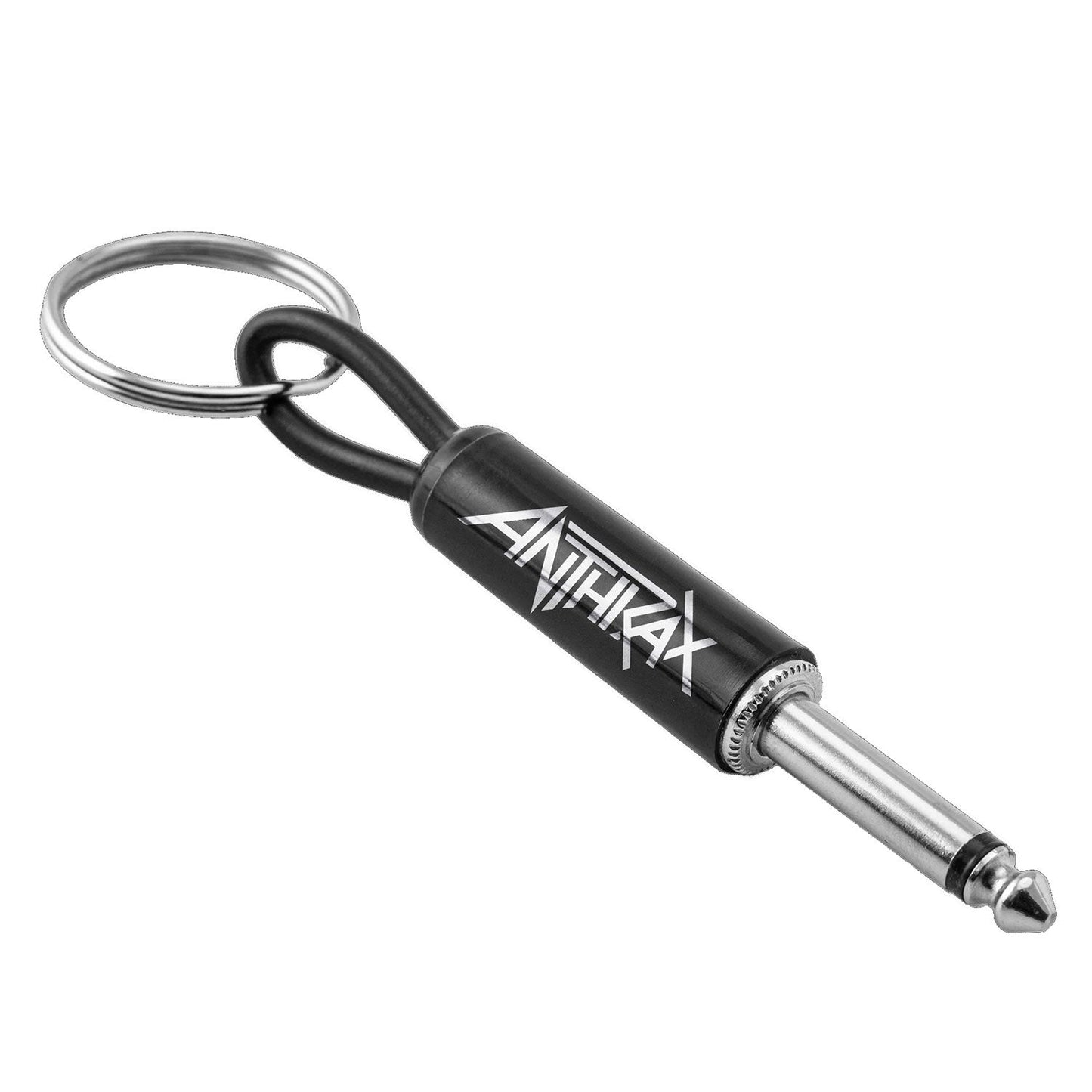 Anthrax Logo Guitar Plug Metal Key Chain