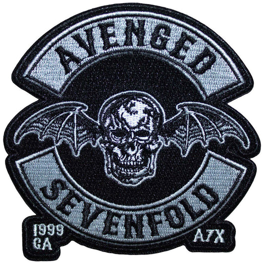 Avenged Sevenfold Deathbat Crest Cut-out Woven Patch