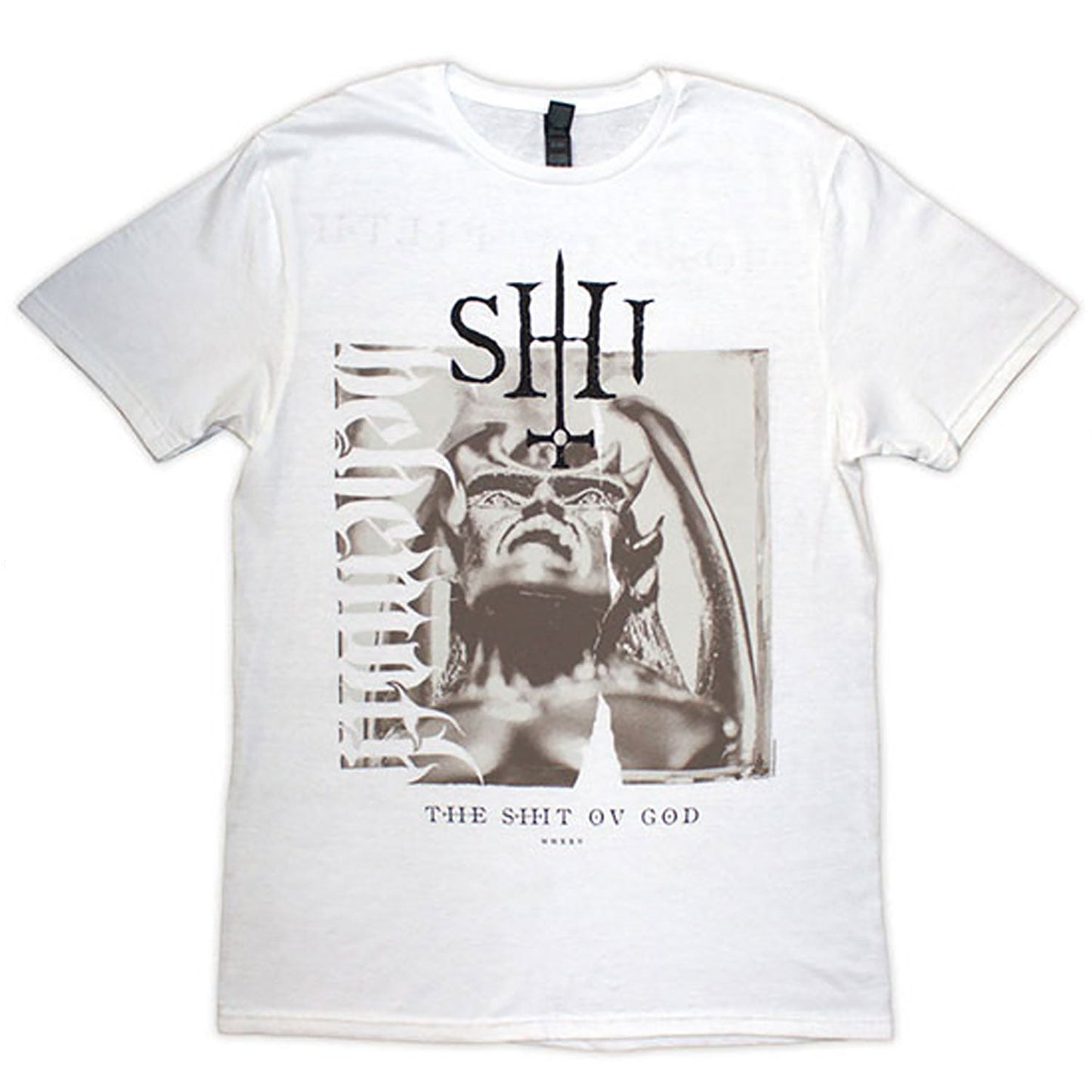 Behemoth The Shit Ov God Sepia Parchment T-shirt
