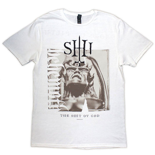 Behemoth The Shit Ov God Sepia Parchment T-shirt