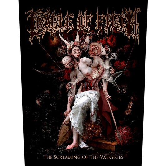 Cradle Of Filth Screaming Of The Valkyries Back Patch