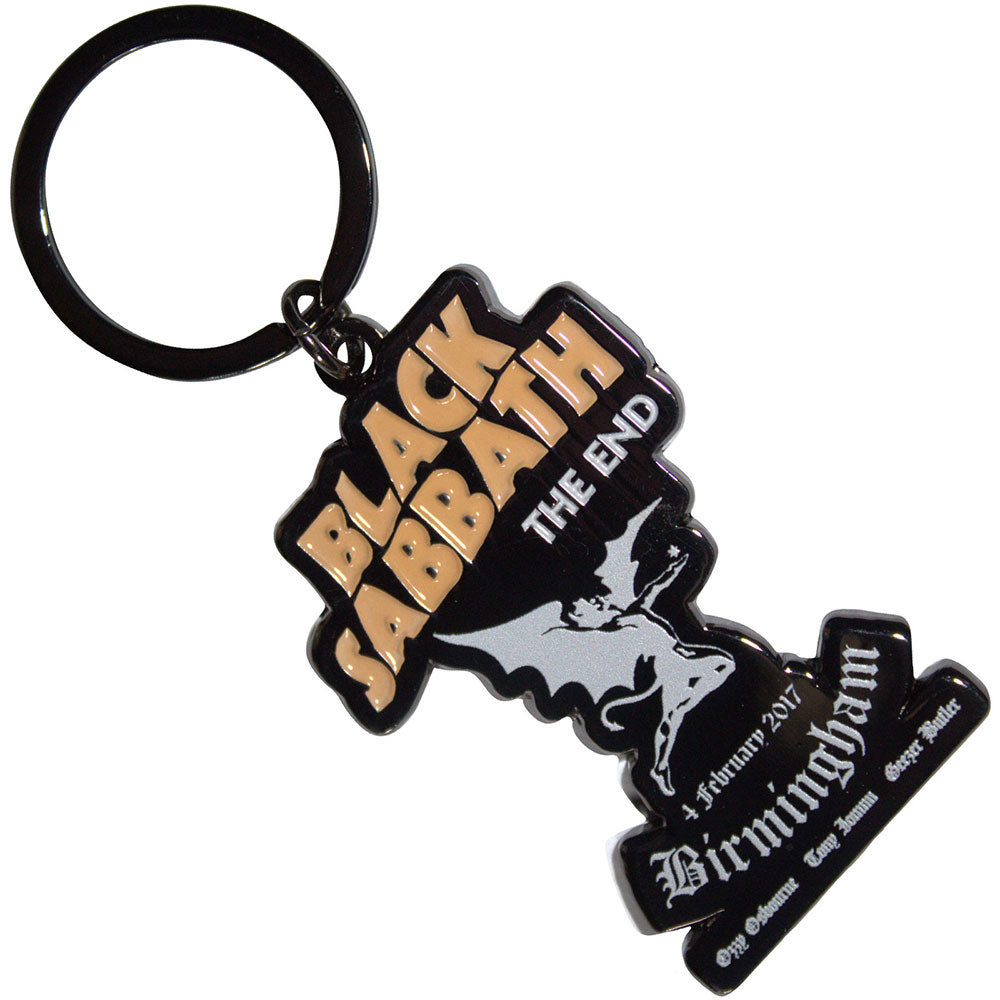 Black Sabbath The End Metal Key Chain