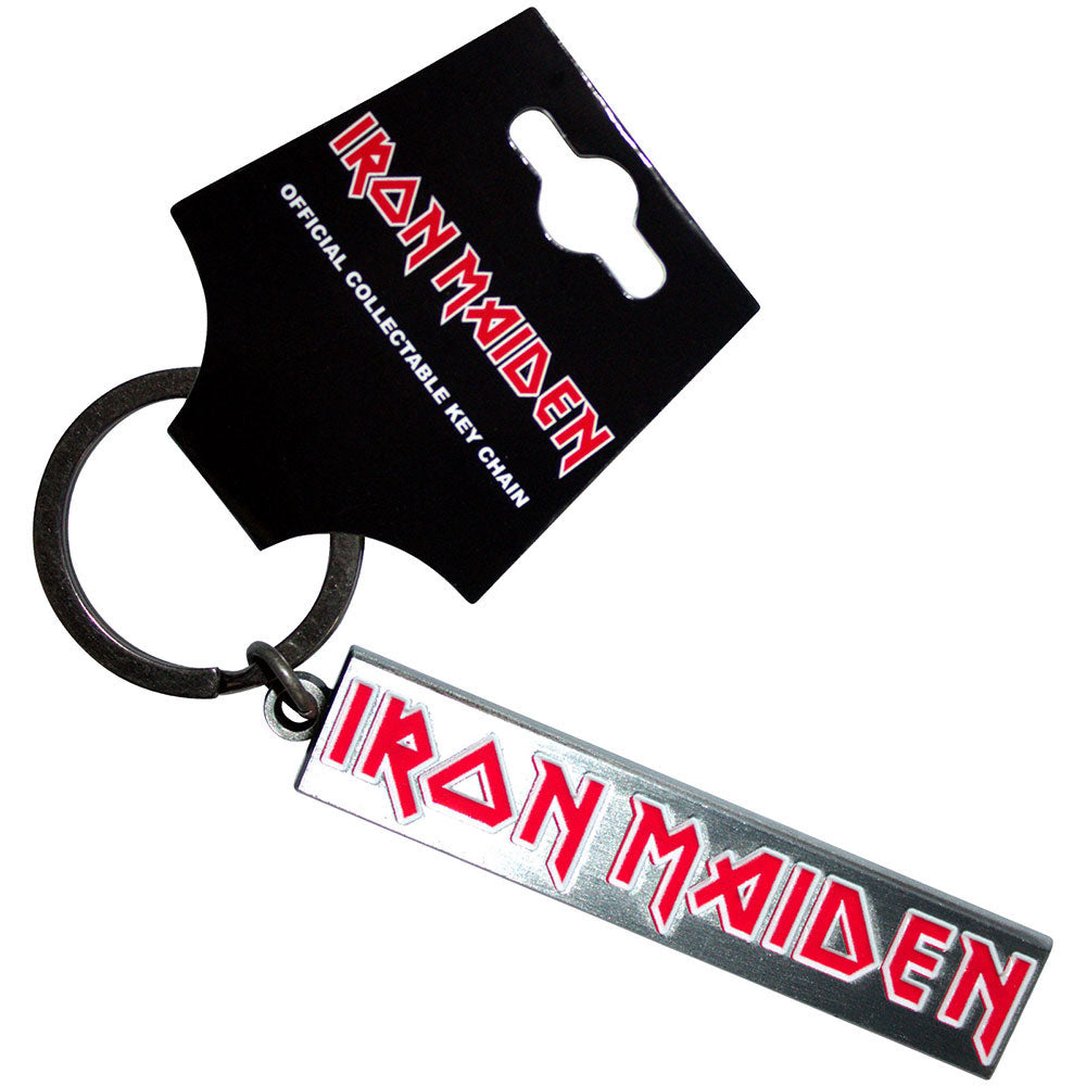 Iron Maiden Logo Metal Key Chain