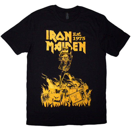 Est. 1975 Holy Smoke Jumbo Yellow T-shirt