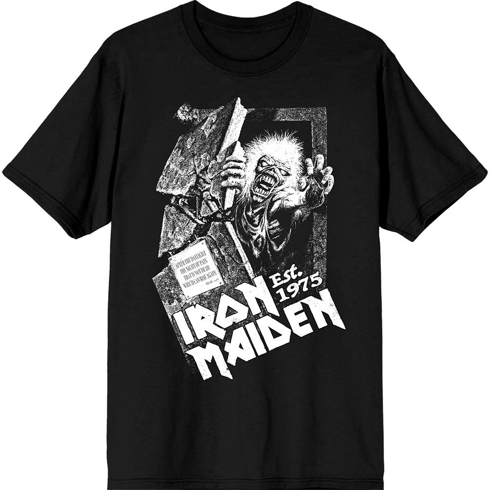 Iron Maiden Est. 1975 No Prayer Grave T-shirt
