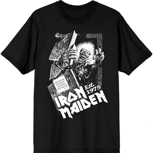 Iron Maiden Est. 1975 No Prayer Grave T-shirt