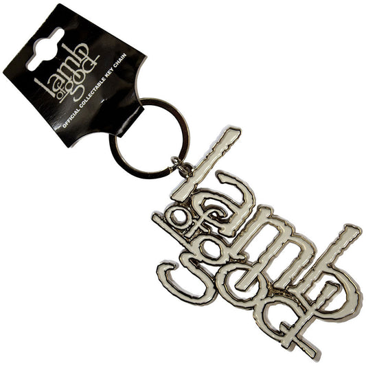 Lamb Of God Logo Metal Key Chain