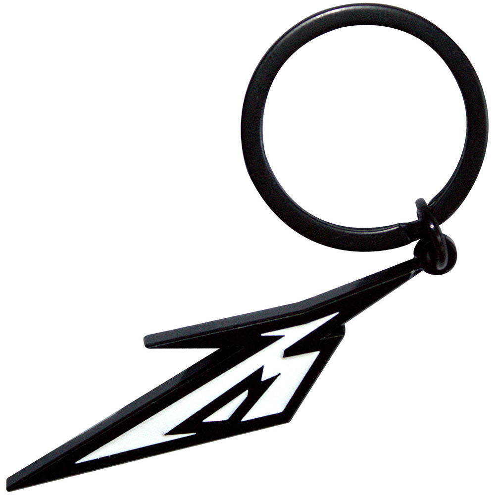 Metallica Black & White M Logo Metal Key Chain