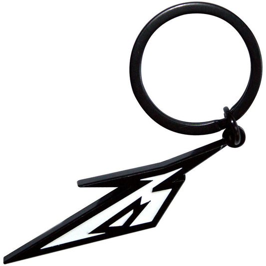 Metallica Black & White M Logo Metal Key Chain