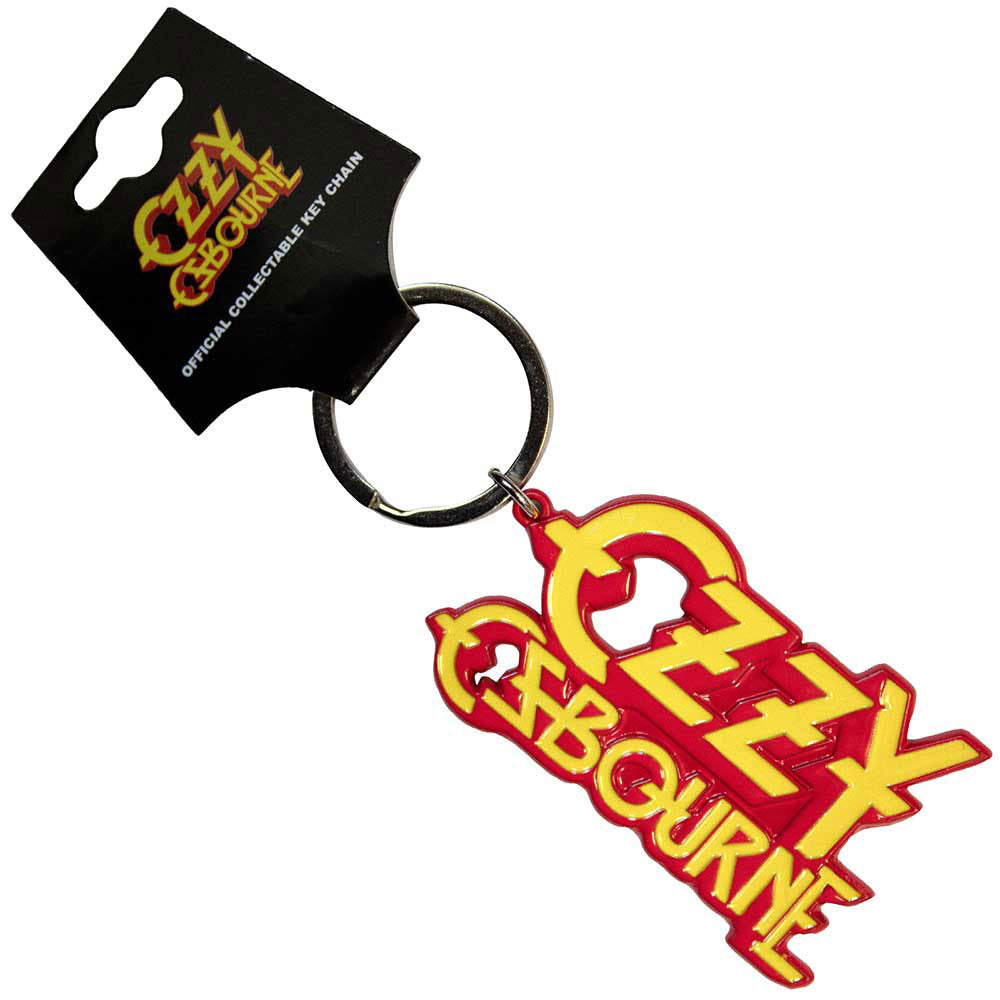 Ozzy Osbourne Stacked Logo Metal Key Chain
