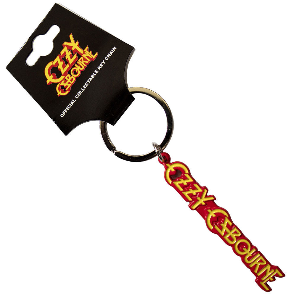Ozzy Osbourne Logo Metal Key Chain