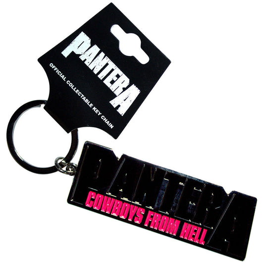 Pantera Cowboys From Hell Metal Key Chain