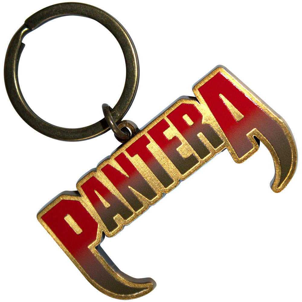 Pantera Fangs Logo Metal Key Chain