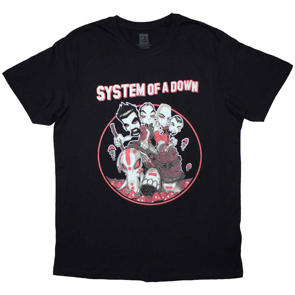 System Of A Down Mushroom People T-shirt