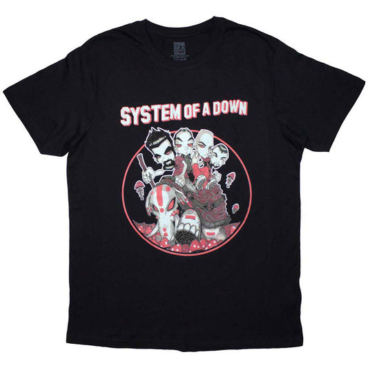 System Of A Down Mushroom People T-shirt