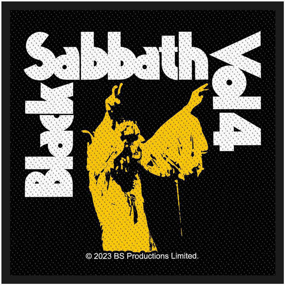 Black Sabbath Vol 4 Woven Patch