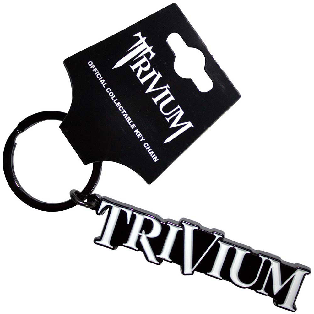 Trivium Logo Black Metal Key Chain