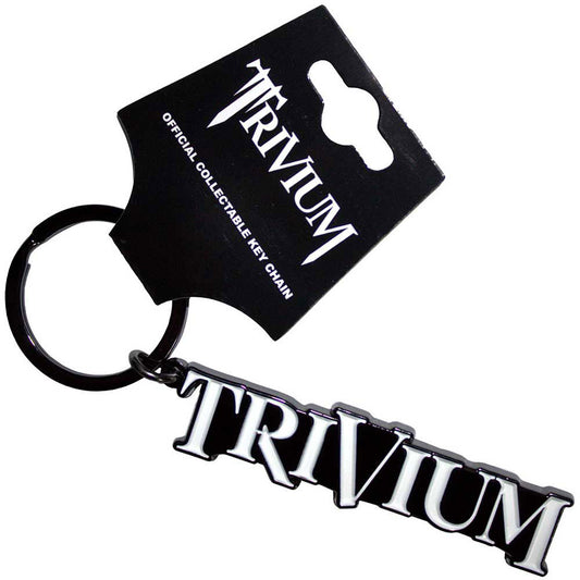 Trivium Logo Black Metal Key Chain