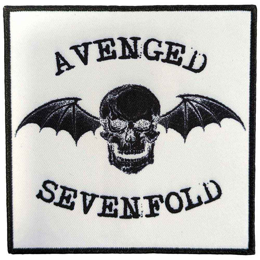 Avenged Sevenfold Classic Deathbat Negative Woven Patch