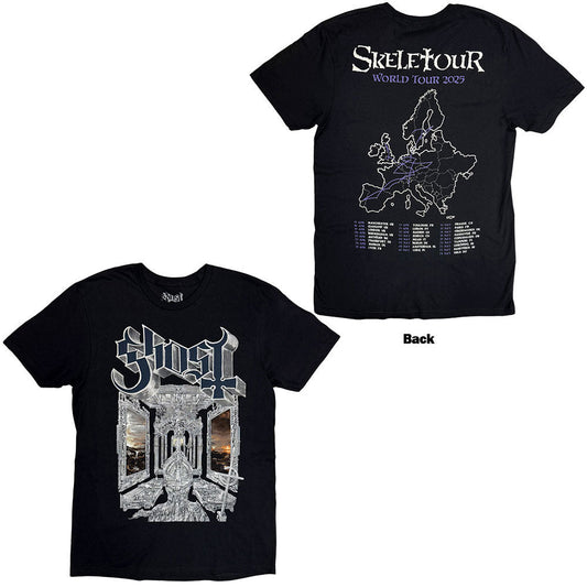 Ghost Skeleta Album Cover '25 Tour Dates T-shirt