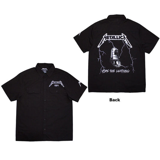 Metallica Ride The Lightning Dress Shirt