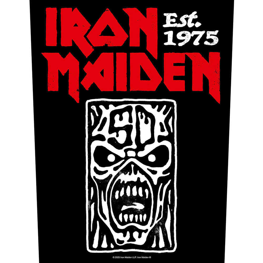 Iron Maiden Est 1975 Back Patch