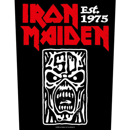 Iron Maiden Est 1975 Back Patch