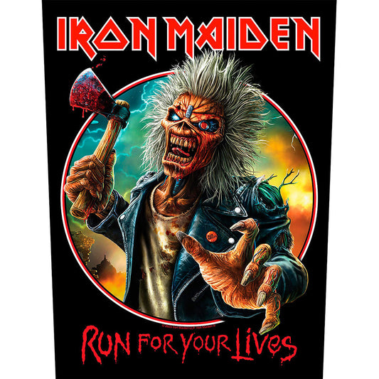 Iron Maiden Run For Your Lives Back Patch