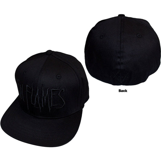 In Flames Black Logo Baseball Cap