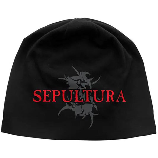 Sepultura Logo & Tribal S Jd Print Beanie
