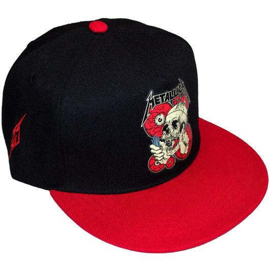 Metallica The Shortest Straw Red Eyes Baseball Cap