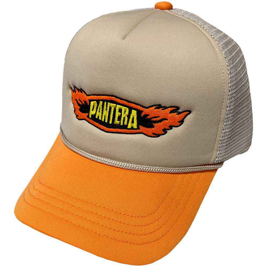 Pantera Flames Logo Trucker Cap