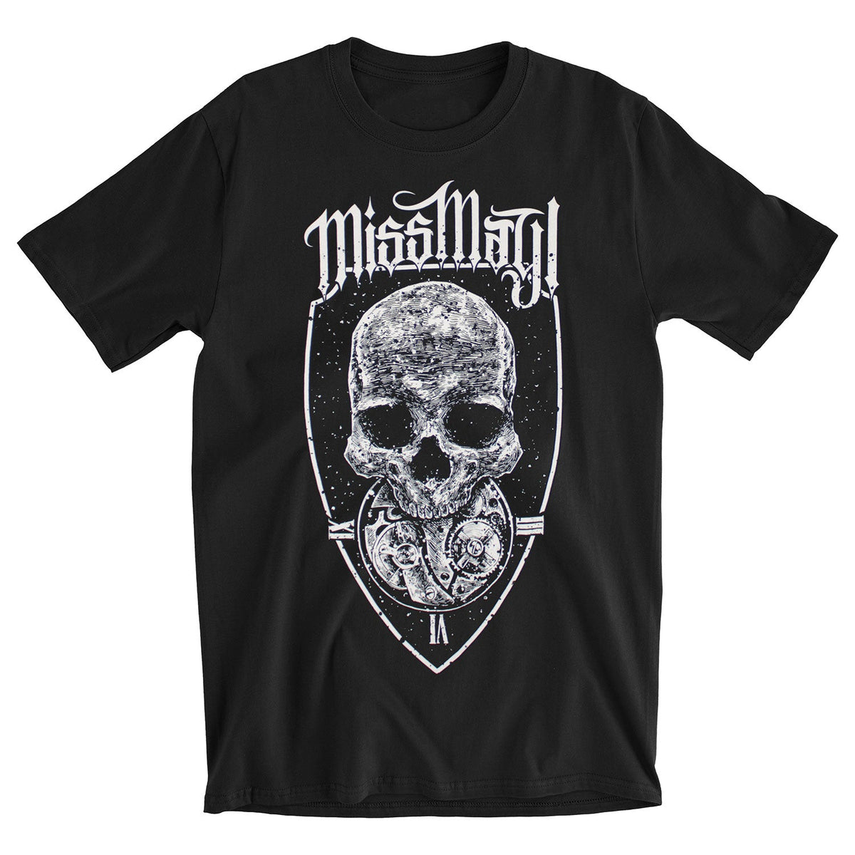 Miss May I Skull Shield T-shirt