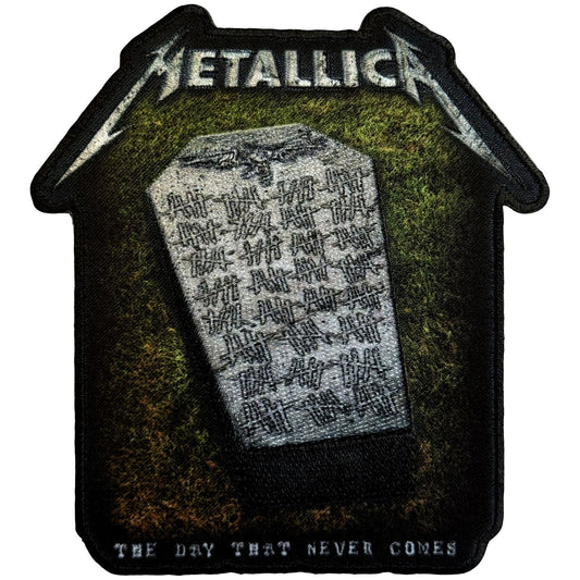 Metallica Never Die Tombstone Woven Patch