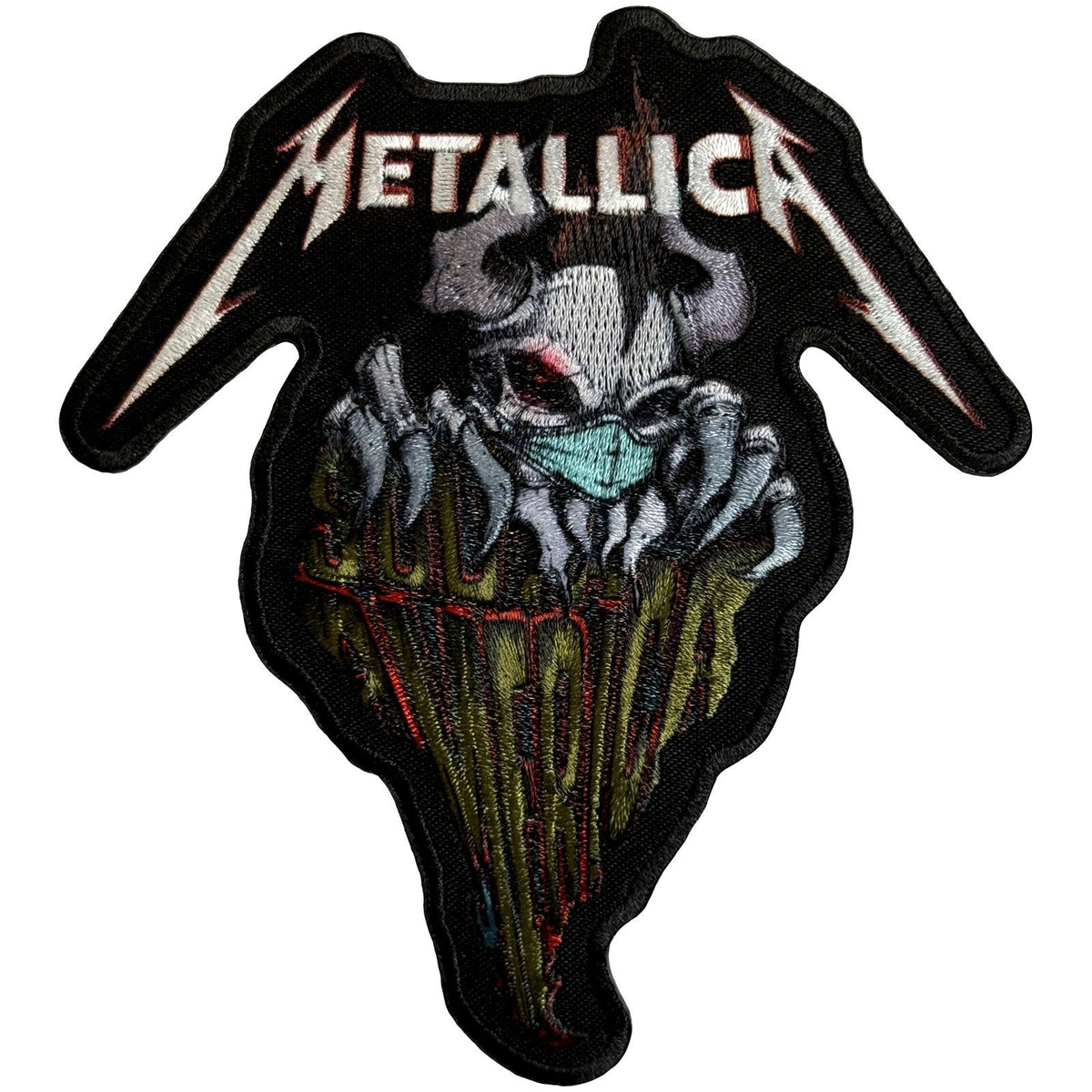 Metallica Squindo South American Tour Woven Patch