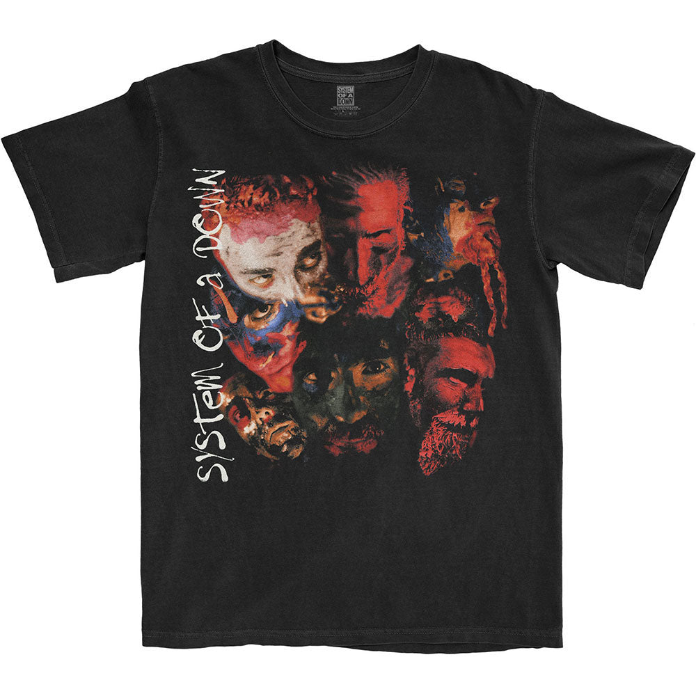 System Of A Down Painted Faces 2 T-shirt
